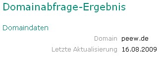 denic_whois Denic Whois peew.de